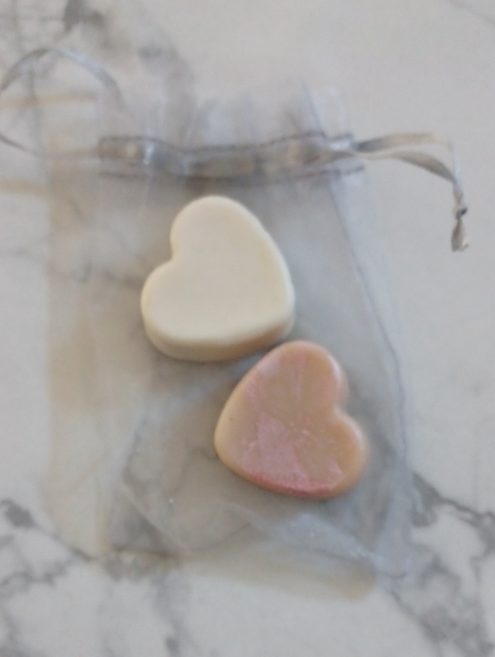 $4 Add-on New Heart Shaped Soap Duo - Strong Lemon Scent